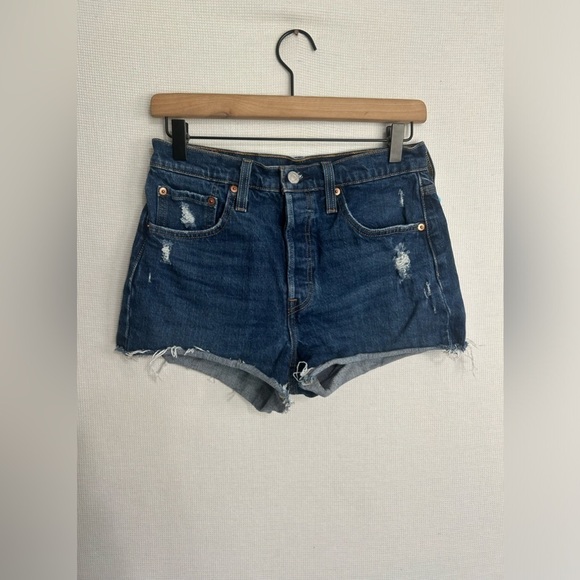 Levi's Pants - Levi 501 distressed shorts